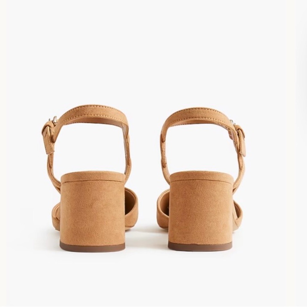 J. Crew Tan Block Heel Sandals - Picture 3 of 7